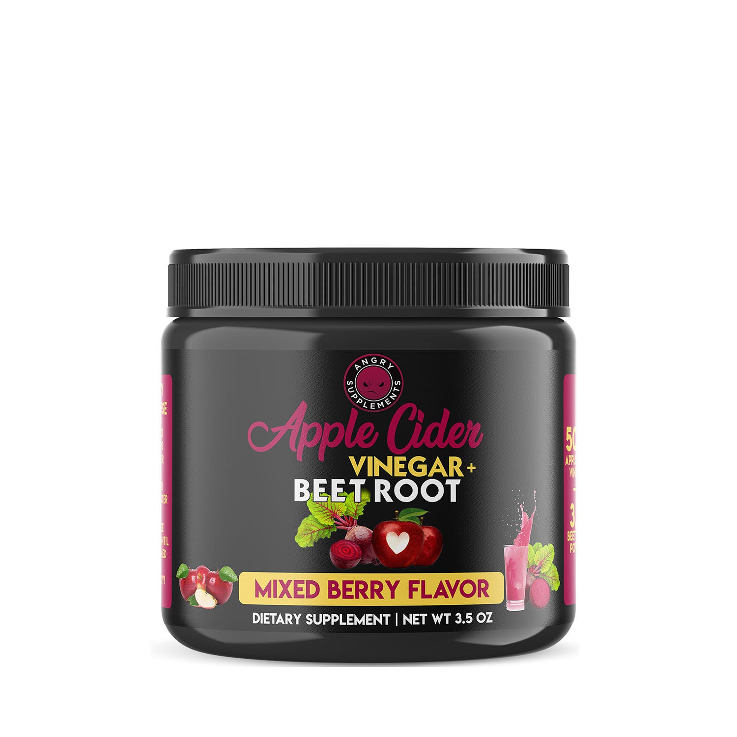 Apple Cider Vinegar + Beet Root - Mixed Berry - 3.5 oz. (15 Servings)
